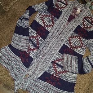 Charlotte Russe sweater cardigan sz L